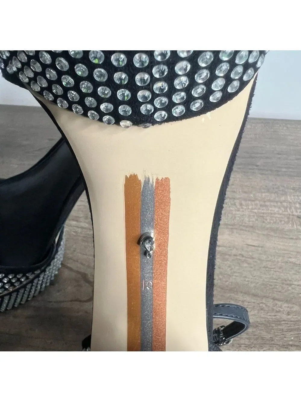 SAM EDELMAN NEW Women's Nelli Glitz BlackSue Shoe Size 10 #B1436